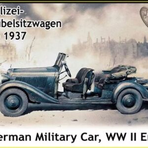 Master Box 35101 Polizei-Kübelsitzwagen ab 1937 German Military Car WWII Era 1/35