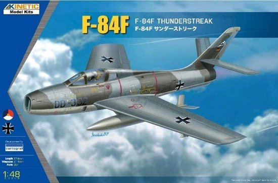 03 Kinetic K48068 F-84F Thunderstreak  KLU 1/48