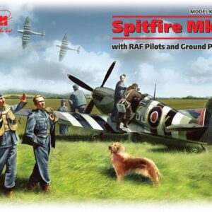 ICM 48801 Spitfire Mk. IX with RAF Pilots and Ground Personnel 1/48