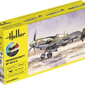 Heller 56229 Messerschmitt Bf 109 K-4 Set incl verf, lijm , penseel. 1/72
