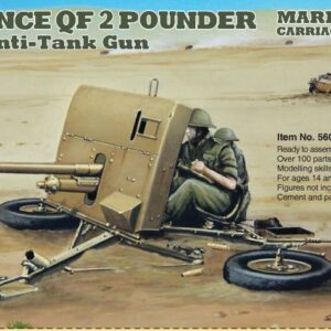 Vulcan 56001 Ordnance Qf 2 Pounder British Anti-Tank Gun 1/35