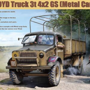 Gecko Models 35GM0155 Bedford OYD Truck 3t 4X2 GS (Metal Cargo Body) 1/35