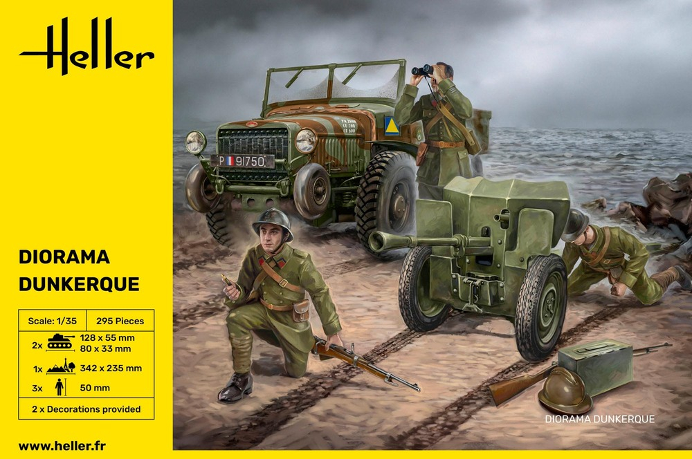 Heller 30326 Diorama Dunkerque 1/35