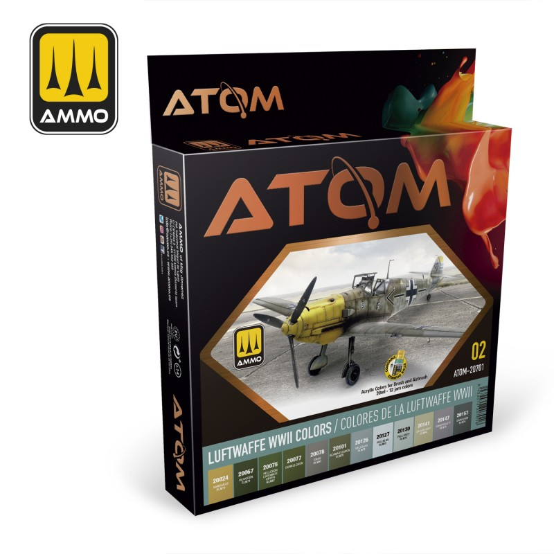 Ammo by Mig ATOM-20701 Luftwaffe WWII Colors Set