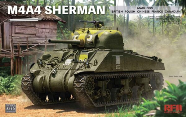 04 Rye Field Model 5119 M4A4 Sherman 5 decal options 1/35