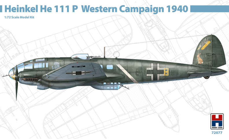 Hobby 2000 72077 Heinkel He 111 P Western Campaign 1940 1/72