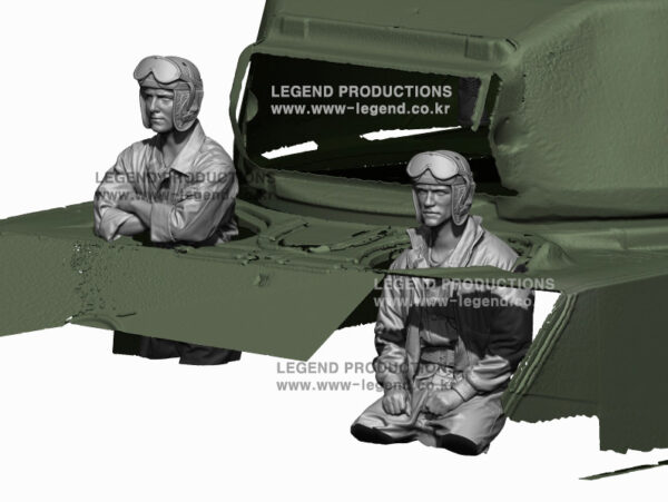 Legend Productions LF0141 WW2 US Tank Driver & Bow Gunner 1/35