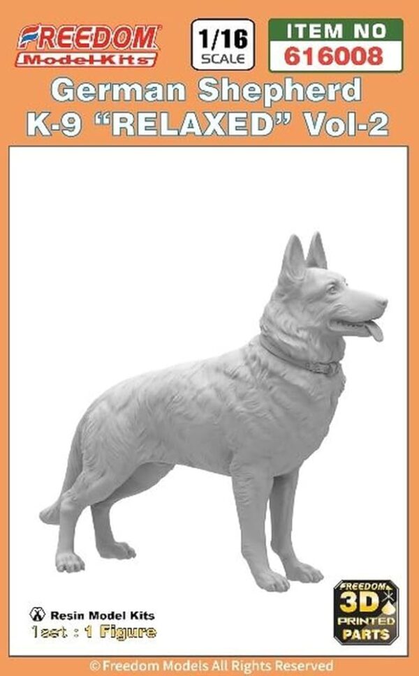 Freedom Model-Kits 616008 German Shepherd K-9 "Relaxed" Vol. 2 1/16