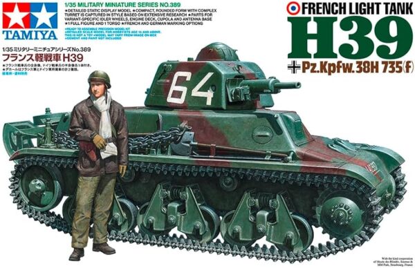 Tamiya 35389 French Light Tank H39 - Pz.Kpfw.38H 735 (f) 1/35