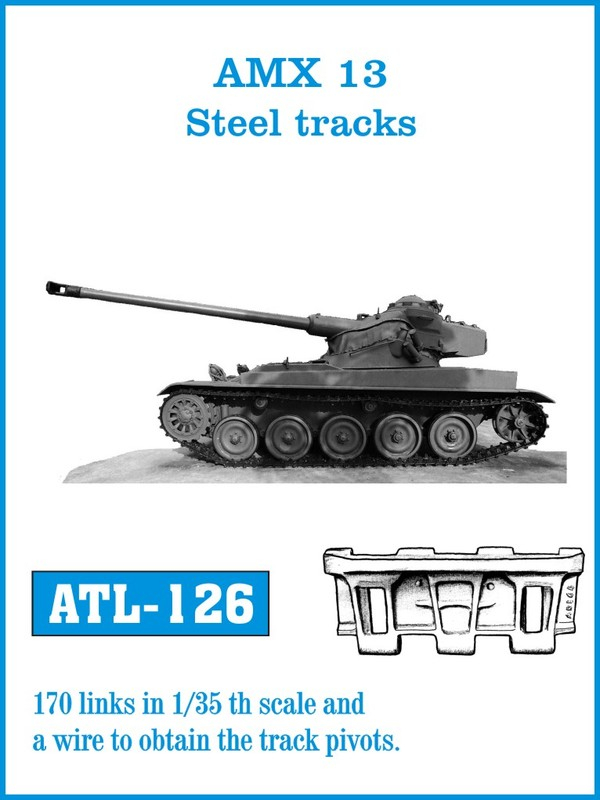 Friulmodel ATL-126 AMX 13 Steel Tracks 1/35