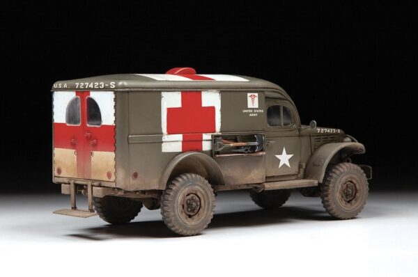 02 Zvezda 3711 Dodge WC-54 Ambulance 1/35 - Afbeelding 2