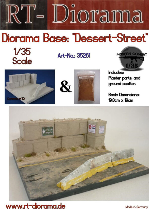 RT-Diorama 35261 "Dessert Street" (Diorama Base) 1/35