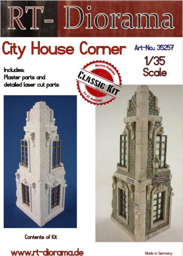 RT-Diorama 35257 City House Corner 1/35