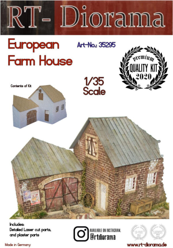 RT-Diorama 35295 European Farm House 1/35