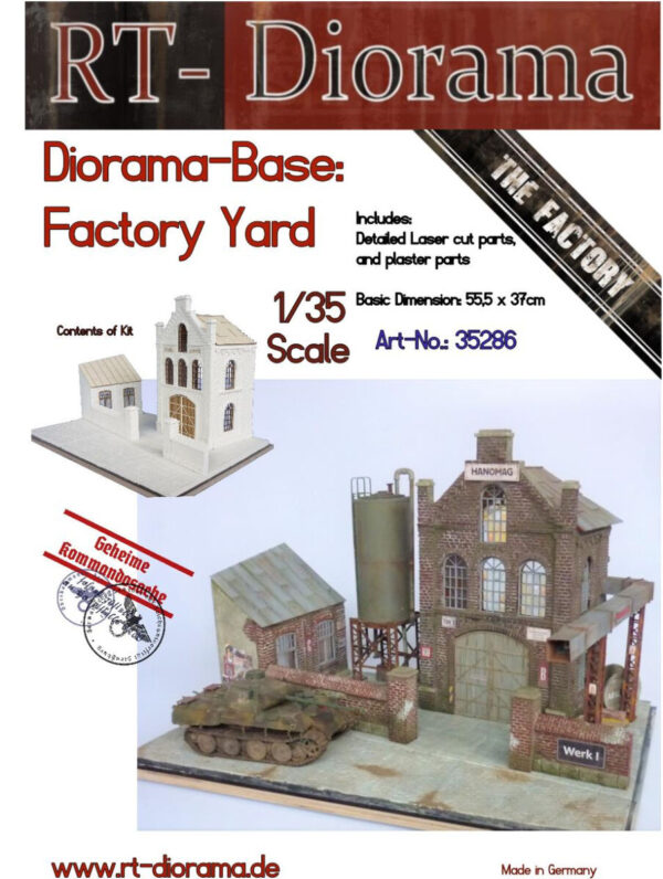 RT-Diorama 35286 Factory Yard (Diorama Base) 1/35