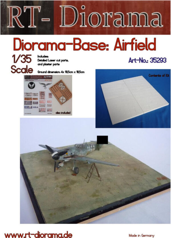 RT-Diorama 35293 Airfield (Concrete Plates) 1/35