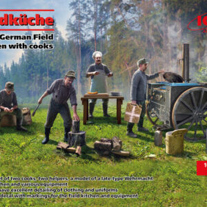 ICM 35618 Feldküche WWII German Field Kitchen with Cooks 1/35