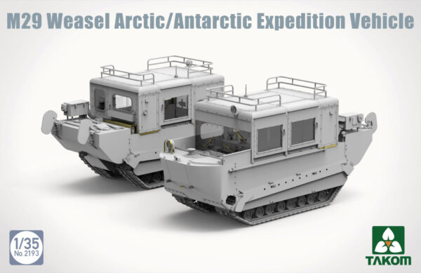 03 Takom 2193 M29 Weasel Arctic/Antarctic Expedition Vehicle 1/35 - Afbeelding 2