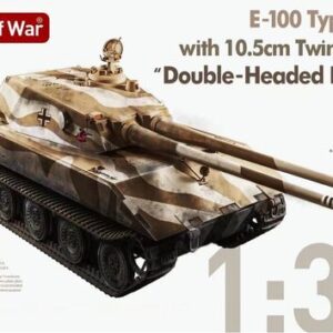 Modelcollect UA35031 Fist of War RM47068 E-100 Type G with 10.5cm Twin Gun "Double-Headed Eagle" 1/35