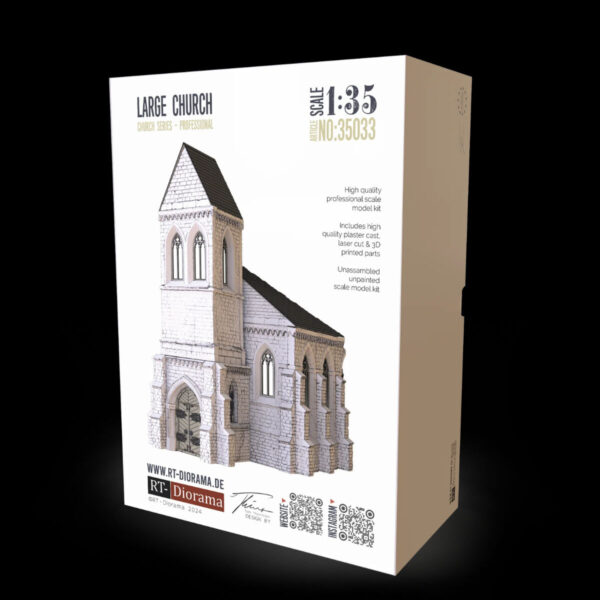 RT-Diorama 35033 Large Church (Church Series Professional) 1/35 - Afbeelding 2