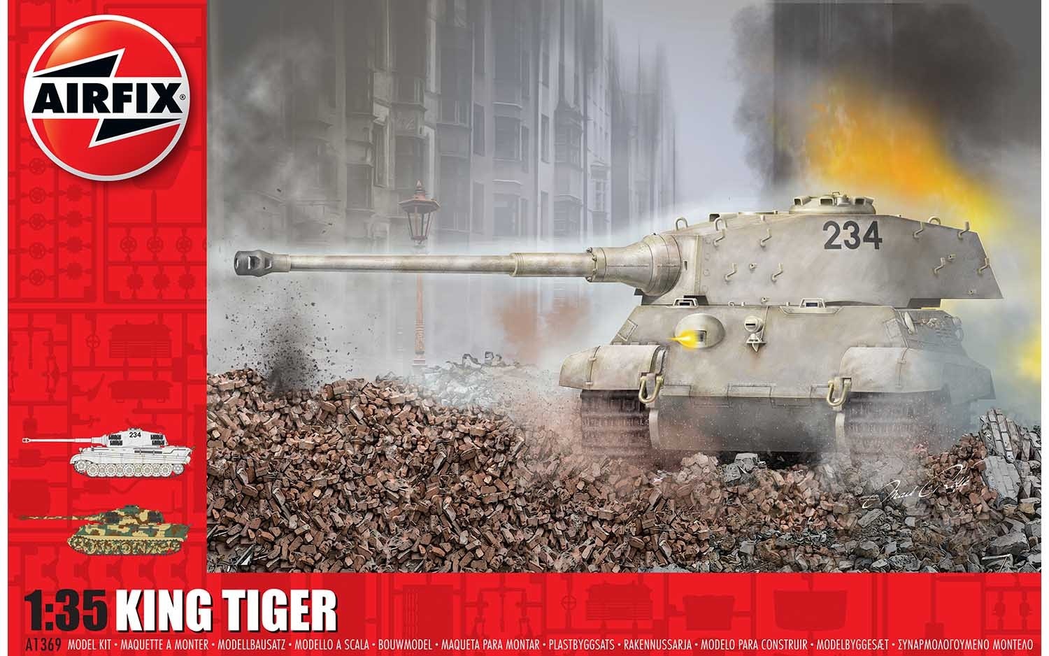 5 Airfix A1369 King Tiger 1/35