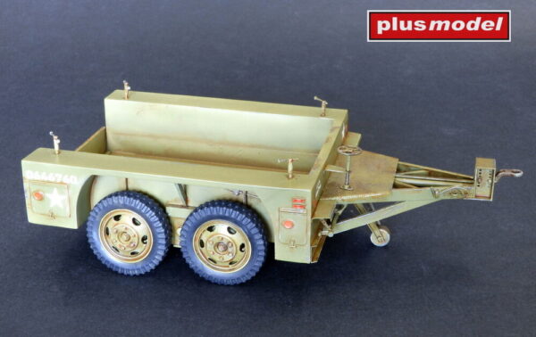 Plus Model 510 U.S. Trailer M7 Tandem Axle 1/35