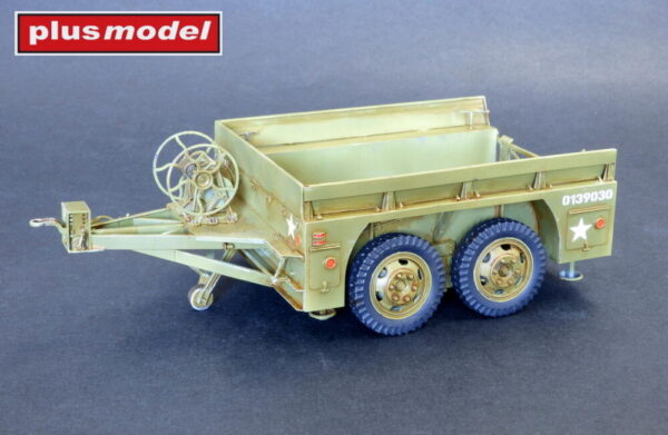 Plus Model 596 U.S. Trailer M13 Tandem Axle 1/35