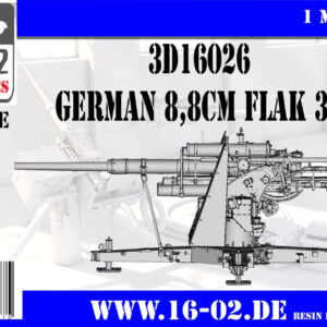 04 16.02  3D16026 German 8,8cm FlaK 36 1/16