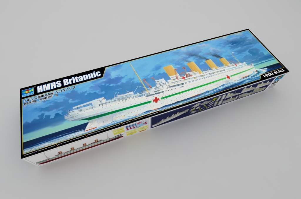 03 Trumpeter 03721 HMHS Britannic 1/200 - Afbeelding 2