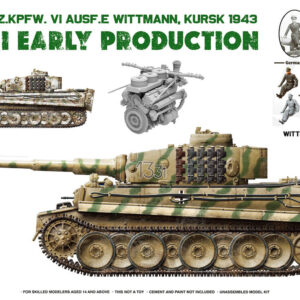 Rye Field Model 5139 Sd.Kfz. 181 Panzerkampfwagen VI Tiger Ausf. E Tiger I Early w/Figure 1/35