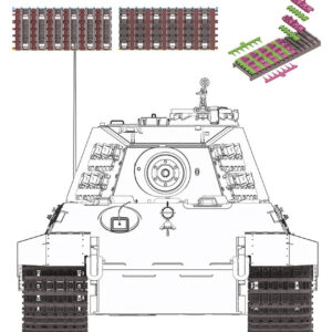 Rye Field Model 3032 German King Tiger Ausf. B GG26/800/300 Workable Tracks 1/35
