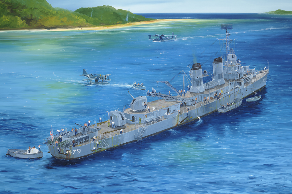 05 Trumpeter 03722 USS Stevens DD-479 1/200