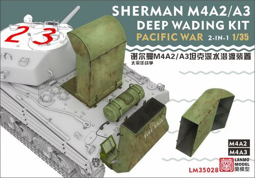 Lanmo Model LM35028 Sherman M4A2/ A3 Deep Wading Kit Pacific War 2 in1 1/35