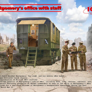 ICM 35604 Montgomery's Office with Staff 1/35