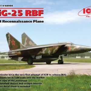 ICM 48904 MiG-25 RBF Soviet Reconnaissance Plane 1/48