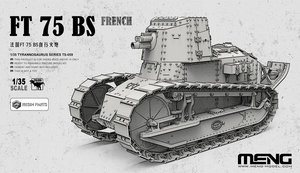 05 Meng TS-059 FT 75 BS French 1/35