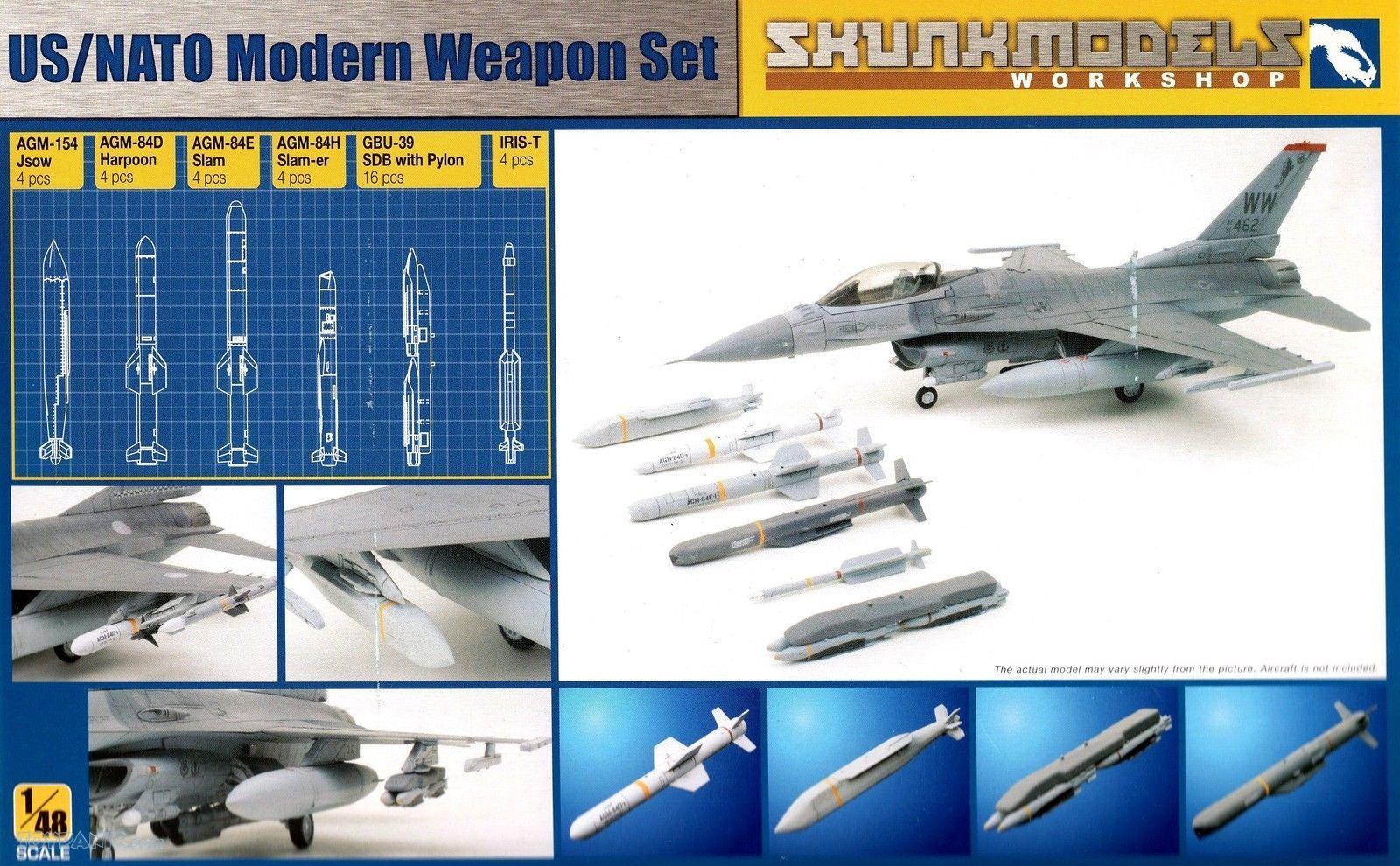 Kinetic 48006 US / NATO Modern Weapon Set 1/48