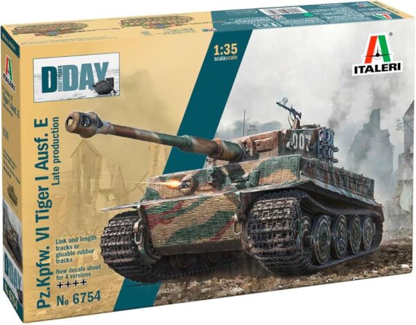 Italeri 6754 Pz.Kpfw. VI Tiger I Ausf. E Late Production 1/35