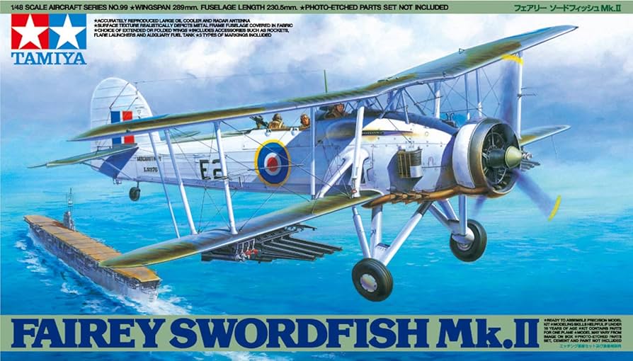 Tamiya 61099 Fairey Swordfish Mk. II 1/48
