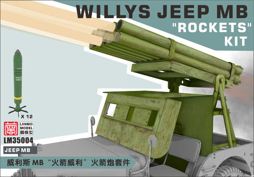 05 Lanmo Model LM35004 Willys Jeep MB "Rockets" Kit 1/35