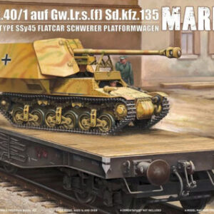 ZimiModel ZM35075 7,5cm PaK 40/1 auf Gw.Lr.s. (f) Sd.Kfz.135 Marder I & 50 ton TypeSSy45 Flatcar 1/35