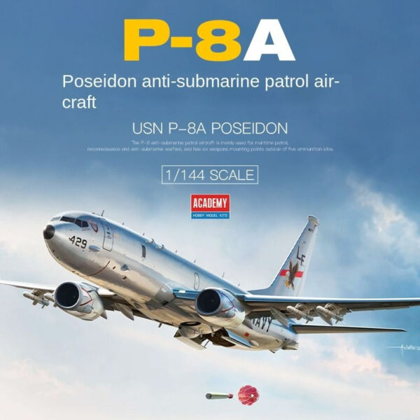 03 Academy 12635 USN P-8A Poseidon 1/144 - Afbeelding 2