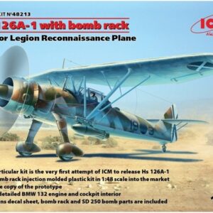 ICM 48213 Hs 126A-1 with Bomb Rack 1/48