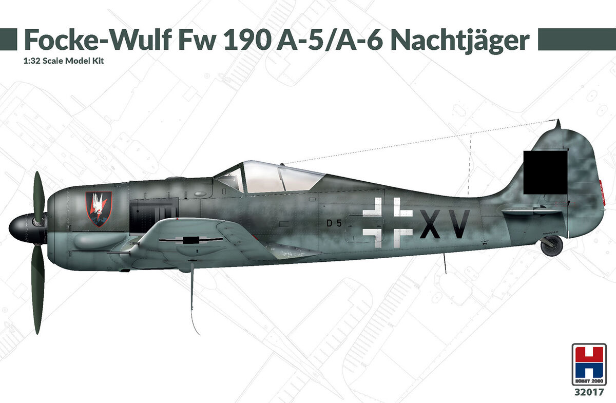 Hobby 2000 32017 Focke-Wulf Fw 190 A-5/A-6 Nachtjäger 1/32