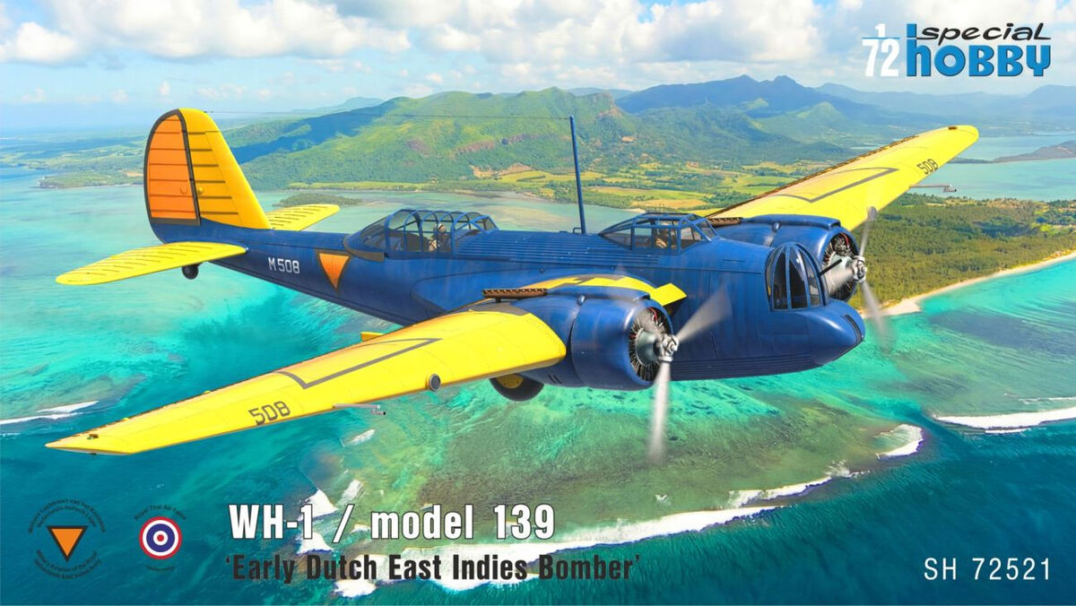 01 Special Hobby SH 72521 WH-1 / Model 139 'Early Dutch East Indies Bomber' 1/72