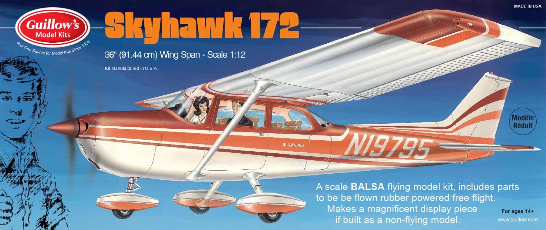 Guillow's 802 Cessna Skyhawk 172