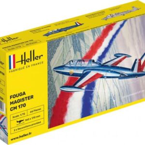 Heller 56220 Fouga Magister CM 170 Set incl verf, lijm , penseel. 1/72