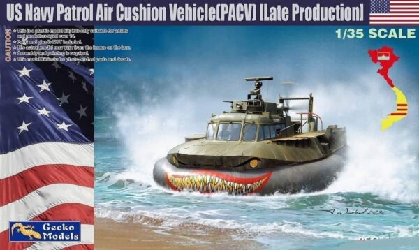 Gecko Models 35GM0101 US Navy Patrol Air Cushion Vehicle (PACV) (Late Production) 1/35
