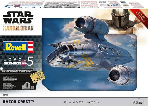 Revell 06788 Star Wars The Mandalorian Razor Crest (Platinum Edition) 1/72