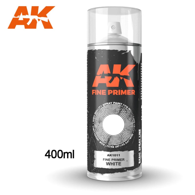 AK Interactive AK1011 Fine Primer White 400ml